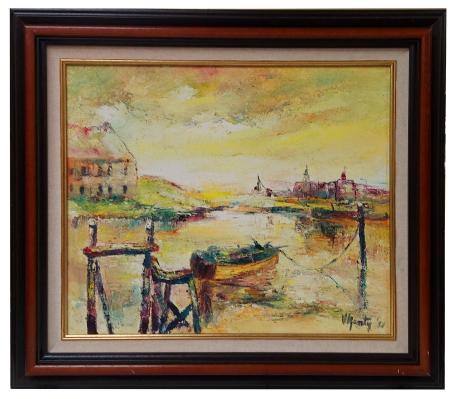 De sloep in het water 1981