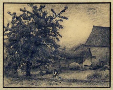 Ernest Welvaert tekening van 1931