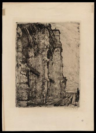 Op de toren St. Jacobskerk (met verzamelstempel)