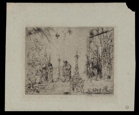 Herinnering aan kerk te Spanje 1906