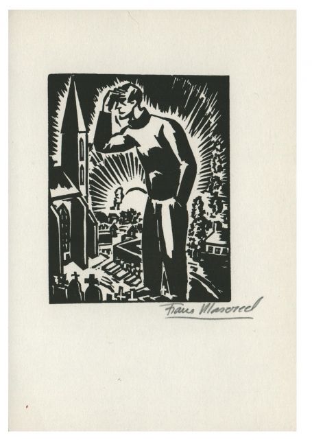 Houtsnede van Frans Masereel uit L'oeuvre