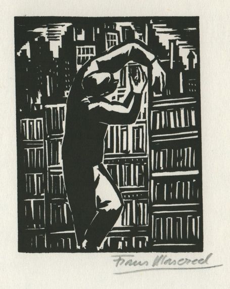 Woodcut van de Belgische kunstenaar Frans Masereel uit L'oeuvre kopen