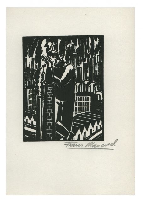 Houtsnede van Frans Masereel uit L'oeuvre