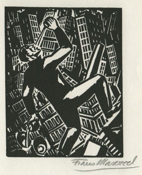 Houtsnede van Frans Masereel uit L'oeuvre kopen