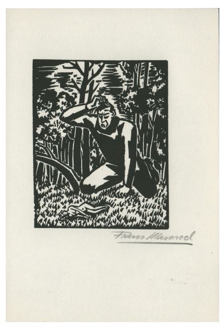 Houtsnede van Frans Masereel uit L'oeuvre