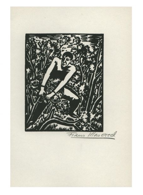 Houtsnede van Frans Masereel uit L'oeuvre