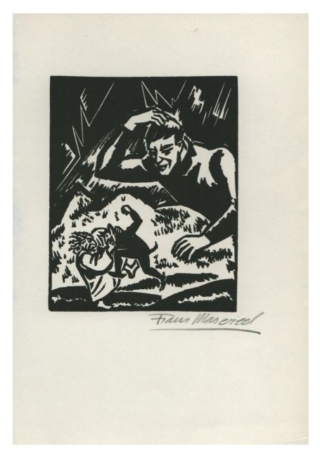 Houtsnede van Frans Masereel uit L'oeuvre