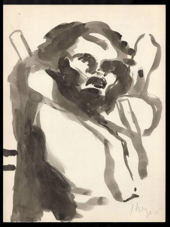 Penseeltekening, afwachtend 1965