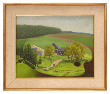 Olieverfschilderij van Antoon Luyckx uit 1994