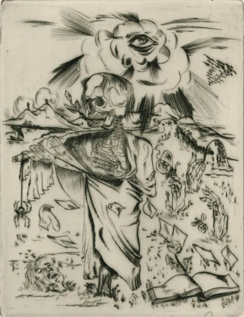 Acheter une oeuvre graphique de l'artiste belge Frans Dille